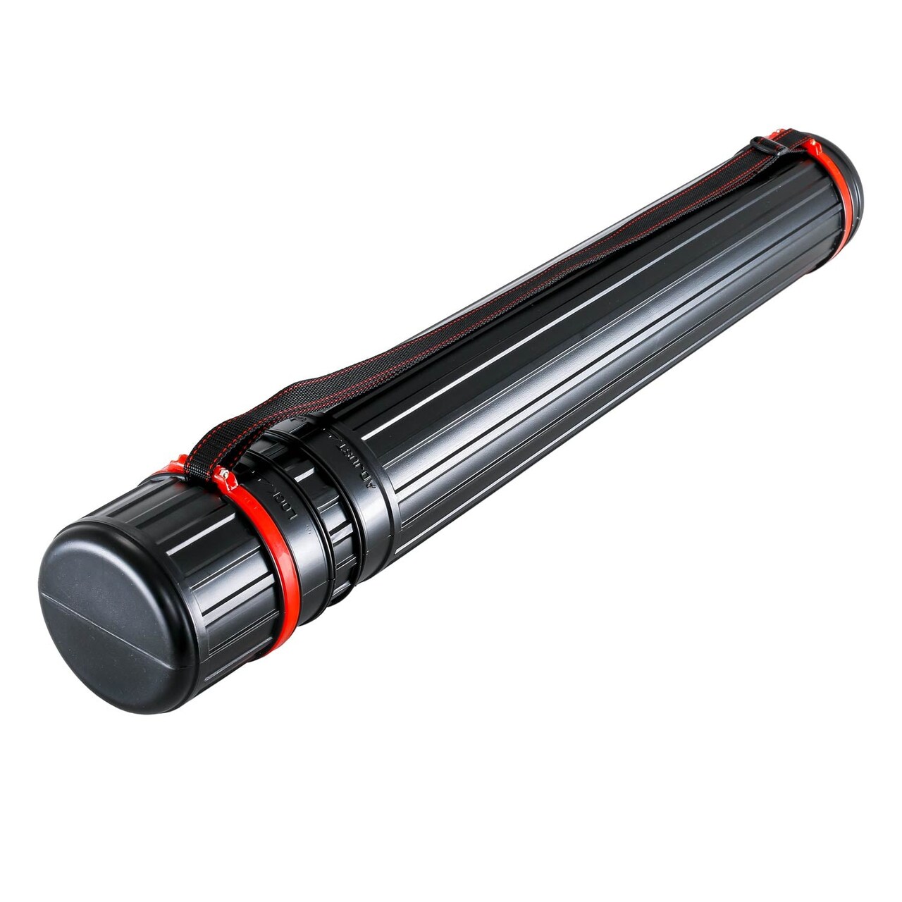 Poster Tube - Telescoping Adjustable 25" to 42" - Durable 3-1/4" Diameter Storage Tube - Art Poster Carrier Holder & Blueprint Storage Drafting Tube Travel & Protection